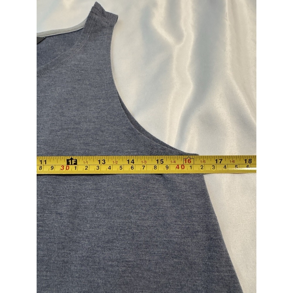 Free Fly Flex Tank Dress Medium Blue Bamboo Comfort Travel Sleeveless Flowy - Picture 5 of 10